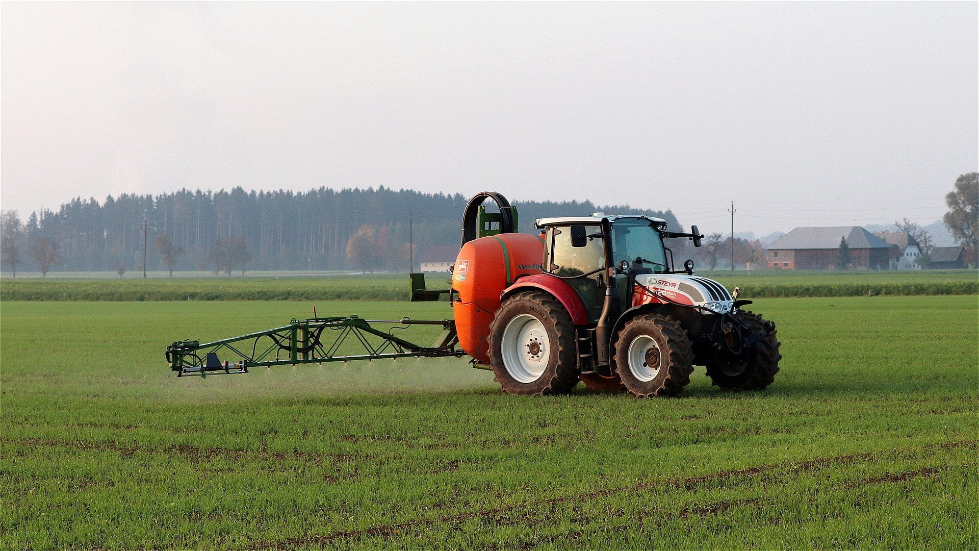 Pestizide Verkauf Traktor Feld Absatzmenge